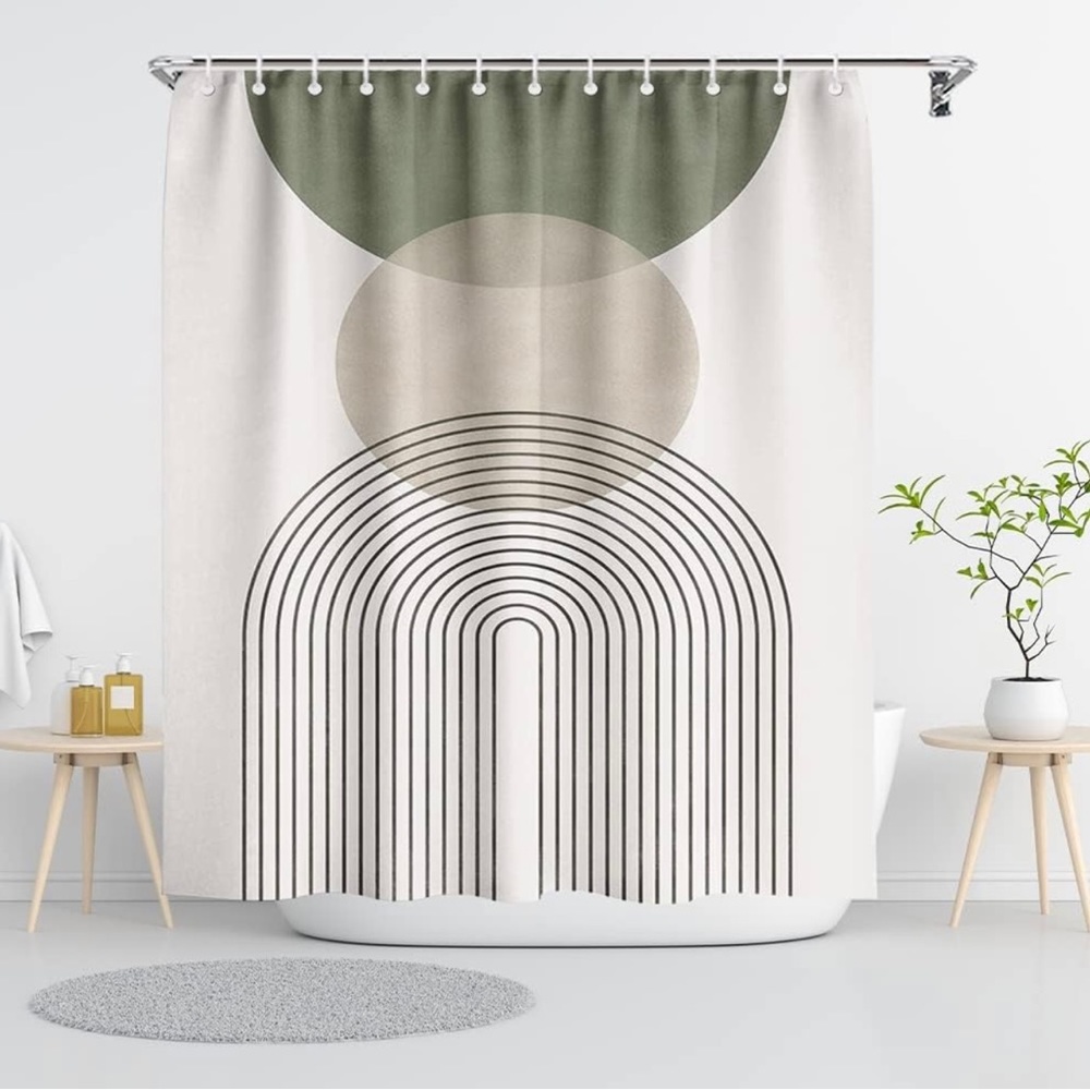 Boho Abstract Shower Curtain